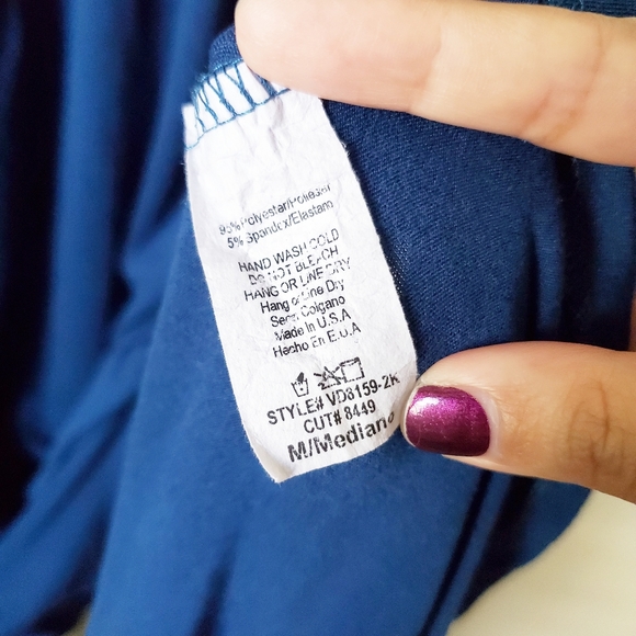 PinkBlush Navy Maternity Dress - Picture 7 of 7